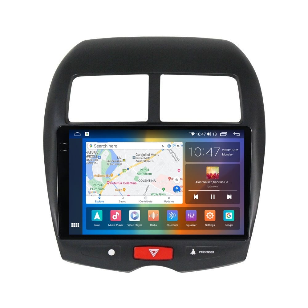 Navigatie dedicata cu Android Peugeot 4008 2012 - 2017, 4GB RAM, Radio GPS Dual Zone, Display 2K QLED 10.36