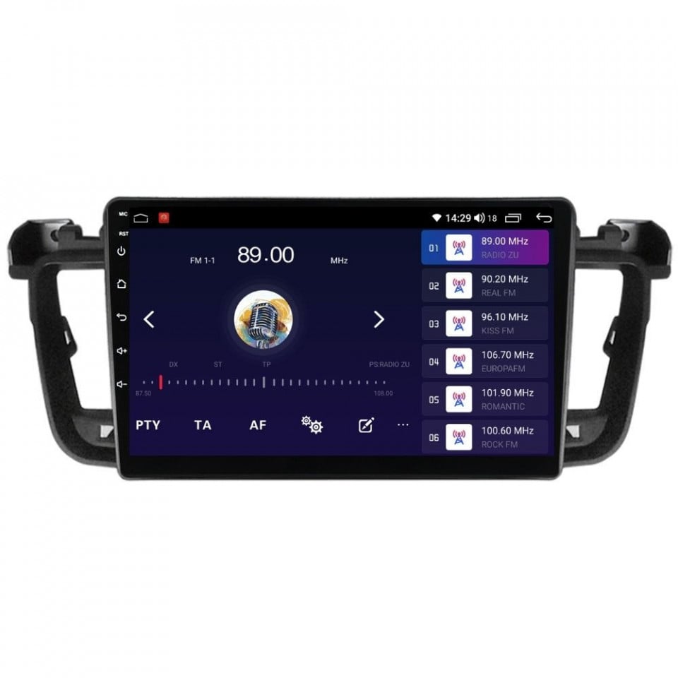 Navigatie dedicata cu Android Peugeot 508 I 2010 - 2018, 4GB RAM, Radio GPS Dual Zone, Display HD QLED 9