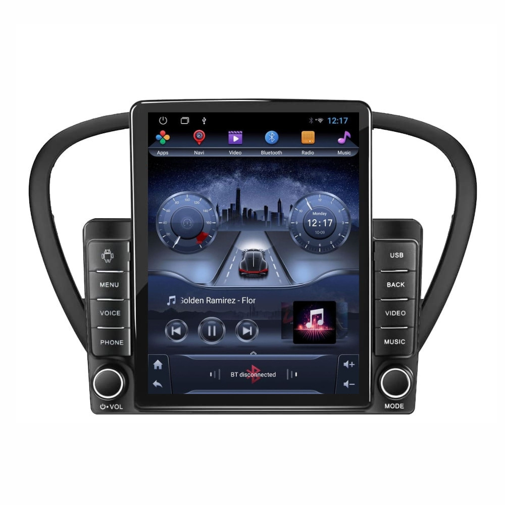 Navigatie dedicata cu Android Peugeot 607 2004 - 2011, 2GB RAM, Radio GPS Dual Zone, Touchscreen IPS 9.7