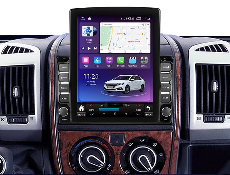 Navigatie dedicata cu Android Peugeot Boxer dupa 2006, 4GB RAM, Radio GPS Dual Zone, Touchscreen IPS 9.7