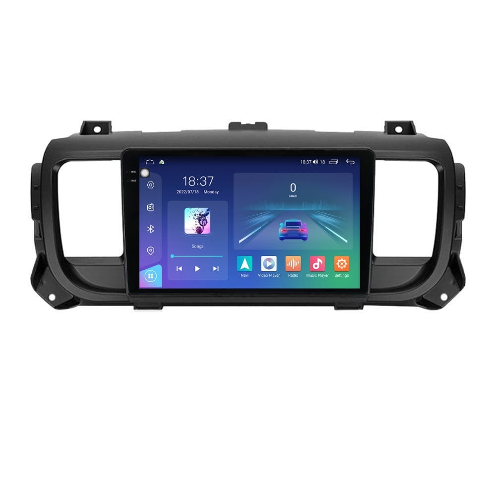 Navigatie dedicata cu Android Peugeot Expert dupa 2016, 4GB RAM, Radio GPS Dual Zone, Display 2K QLED 9.5