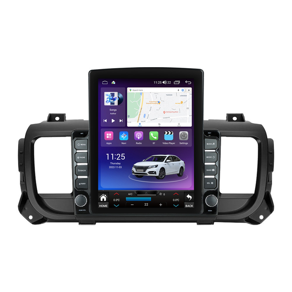 Navigatie dedicata cu Android Peugeot Expert dupa 2016, 8GB RAM, Radio GPS Dual Zone, Touchscreen IPS 9.7