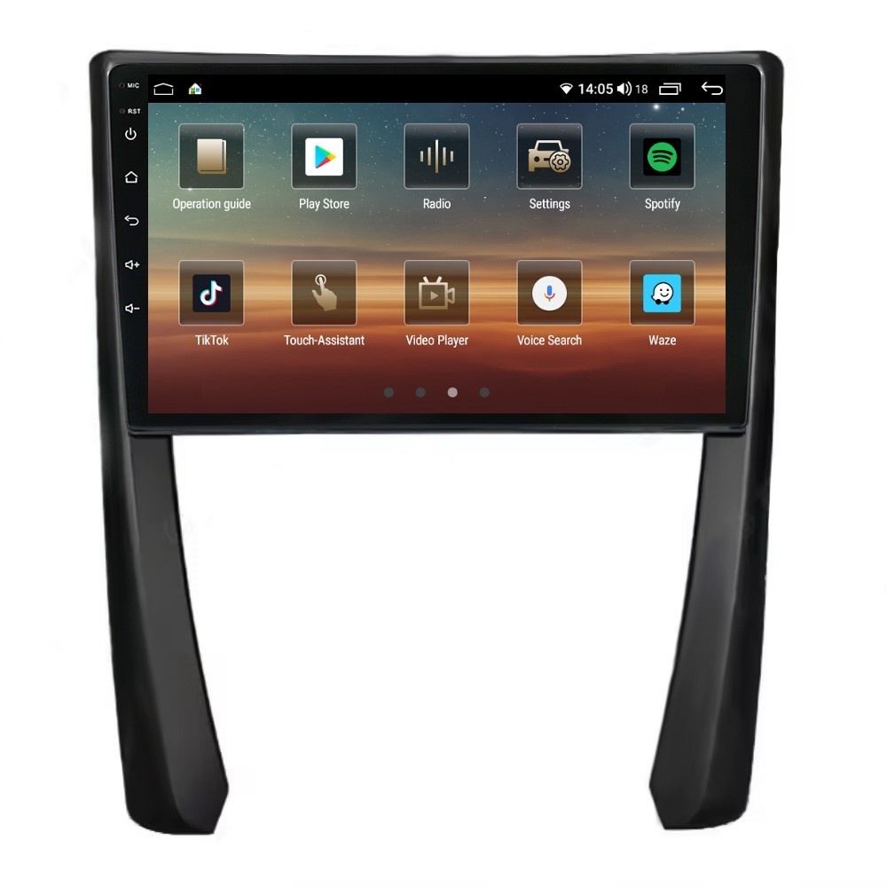 Navigatie dedicata cu Android Porsche Boxster 2009 - 2013, 8GB RAM, Radio GPS Dual Zone, Display HD QLED 9