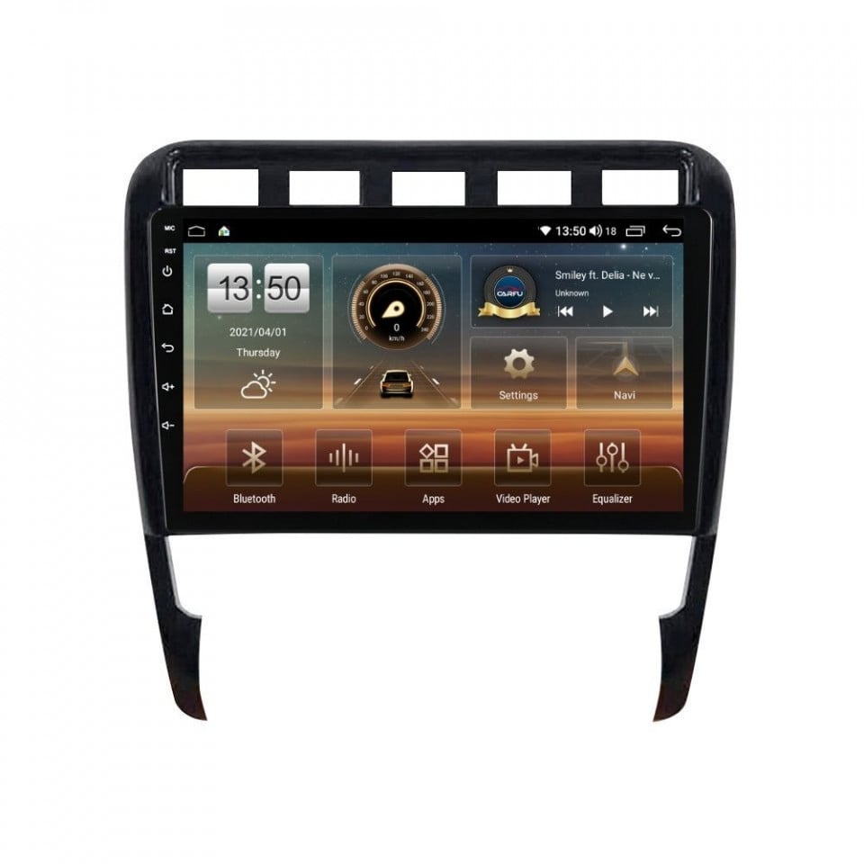 Navigatie dedicata cu Android Porsche Cayenne 2002 - 2010, 8GB RAM, Radio GPS Dual Zone, Display HD QLED 9