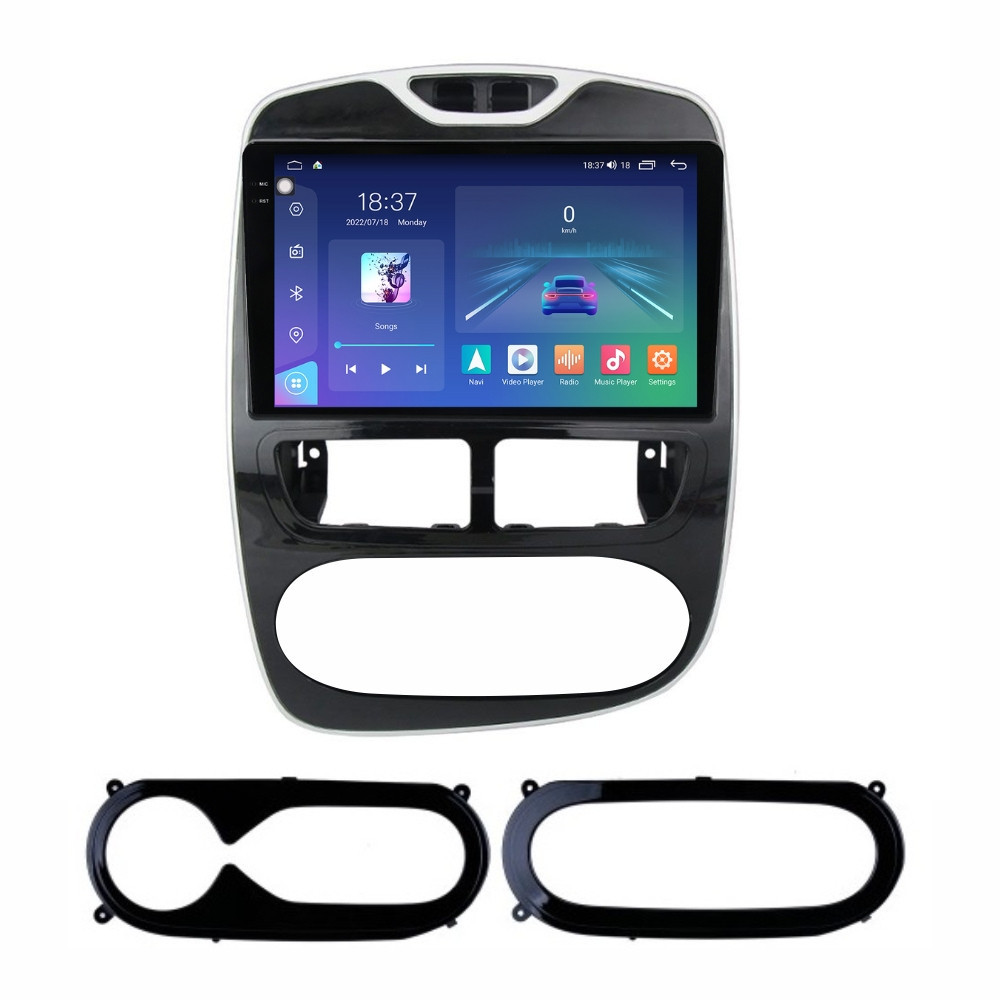 Navigatie dedicata cu Android Renault Clio IV 2012 - 2019, 8GB RAM, Radio GPS Dual Zone, Display 2K QLED 10.36