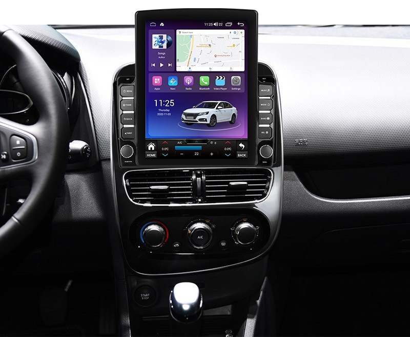 Navigatie dedicata cu Android Renault Clio IV 2012 - 2019, 8GB RAM, Radio GPS Dual Zone, Touchscreen IPS 9.7