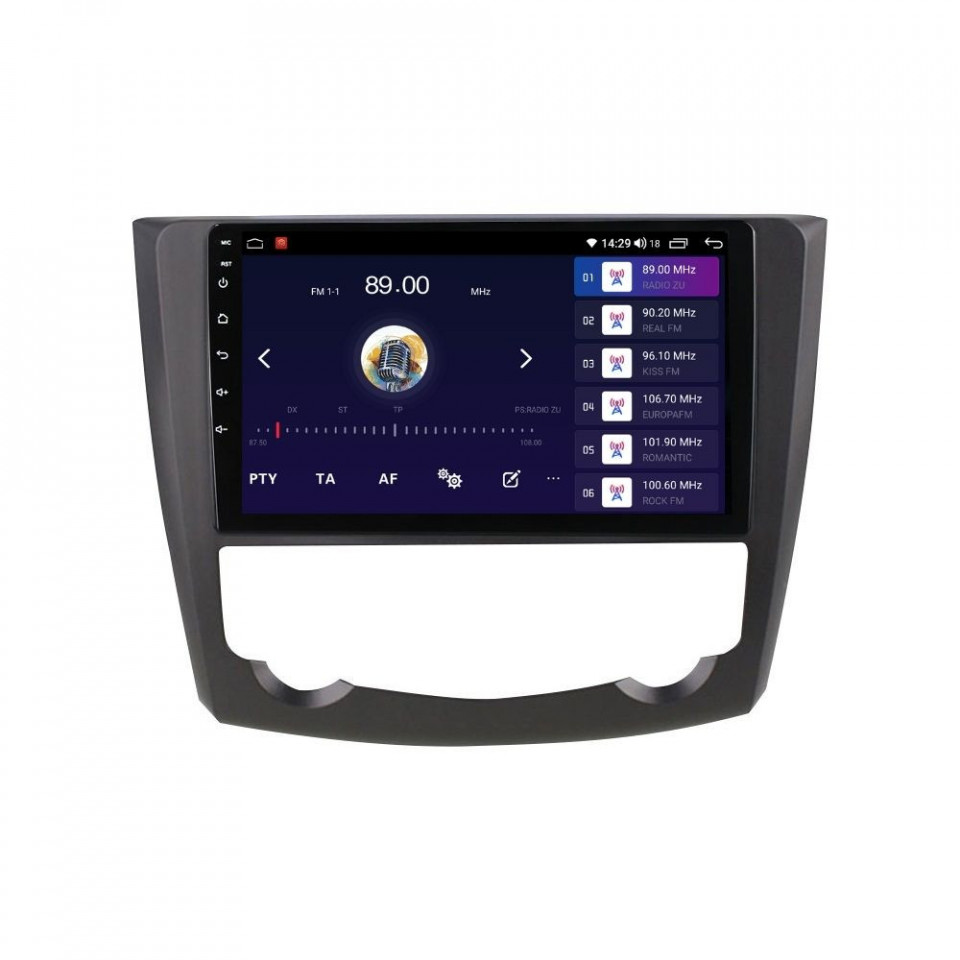 Navigatie dedicata cu Android Renault Kadjar 2015 - 2018, 8GB RAM, Radio GPS Dual Zone, Display HD QLED 9