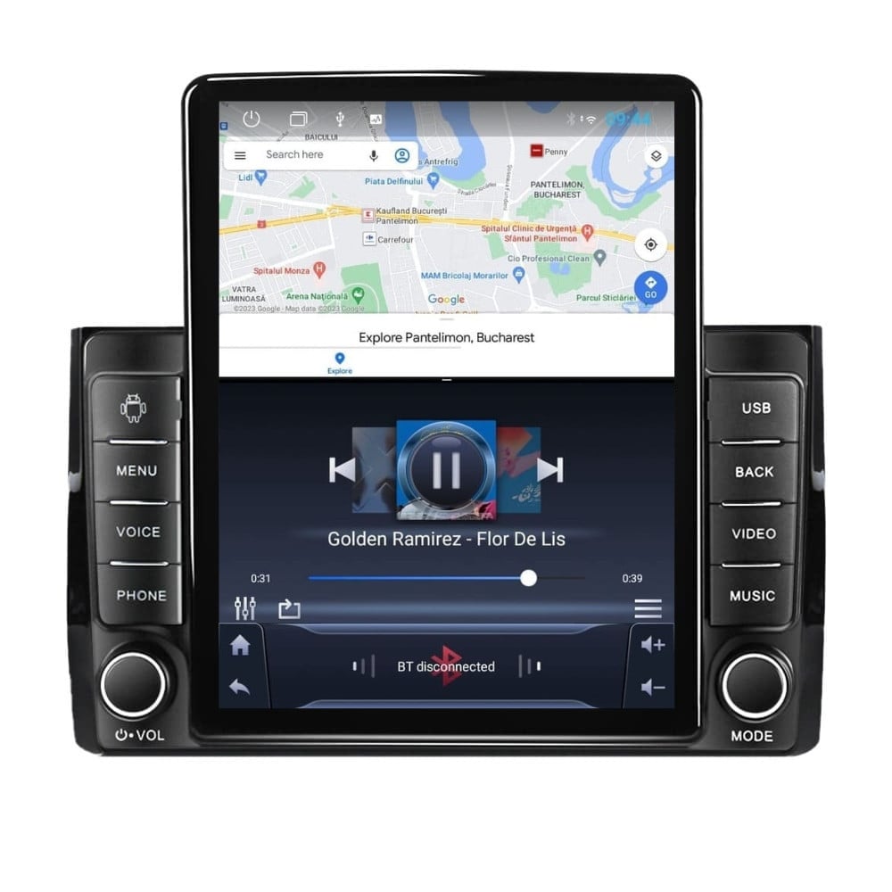 Navigatie dedicata cu Android Skoda Kodiaq dupa 2016, 1GB RAM, Radio GPS Dual Zone, Touchscreen IPS 9.7