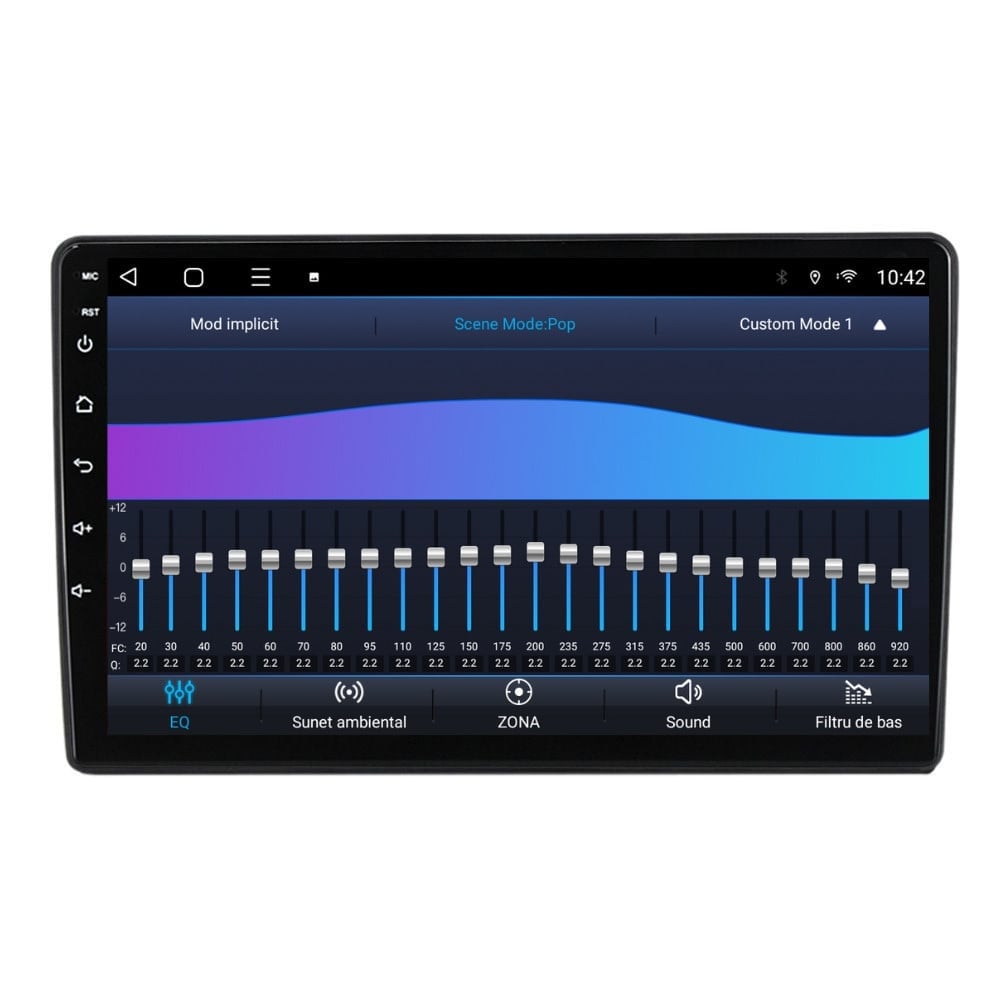 Navigatie dedicata cu Android Skoda Roomster 2006 - 2015, 3GB RAM, Radio GPS Dual Zone, Display HD QLED 10\'\' Touchscreen, Internet Wi-Fi si slot SIM 4G, Bluetooth, MirrorLink, USB, Waze - 3 | YEO