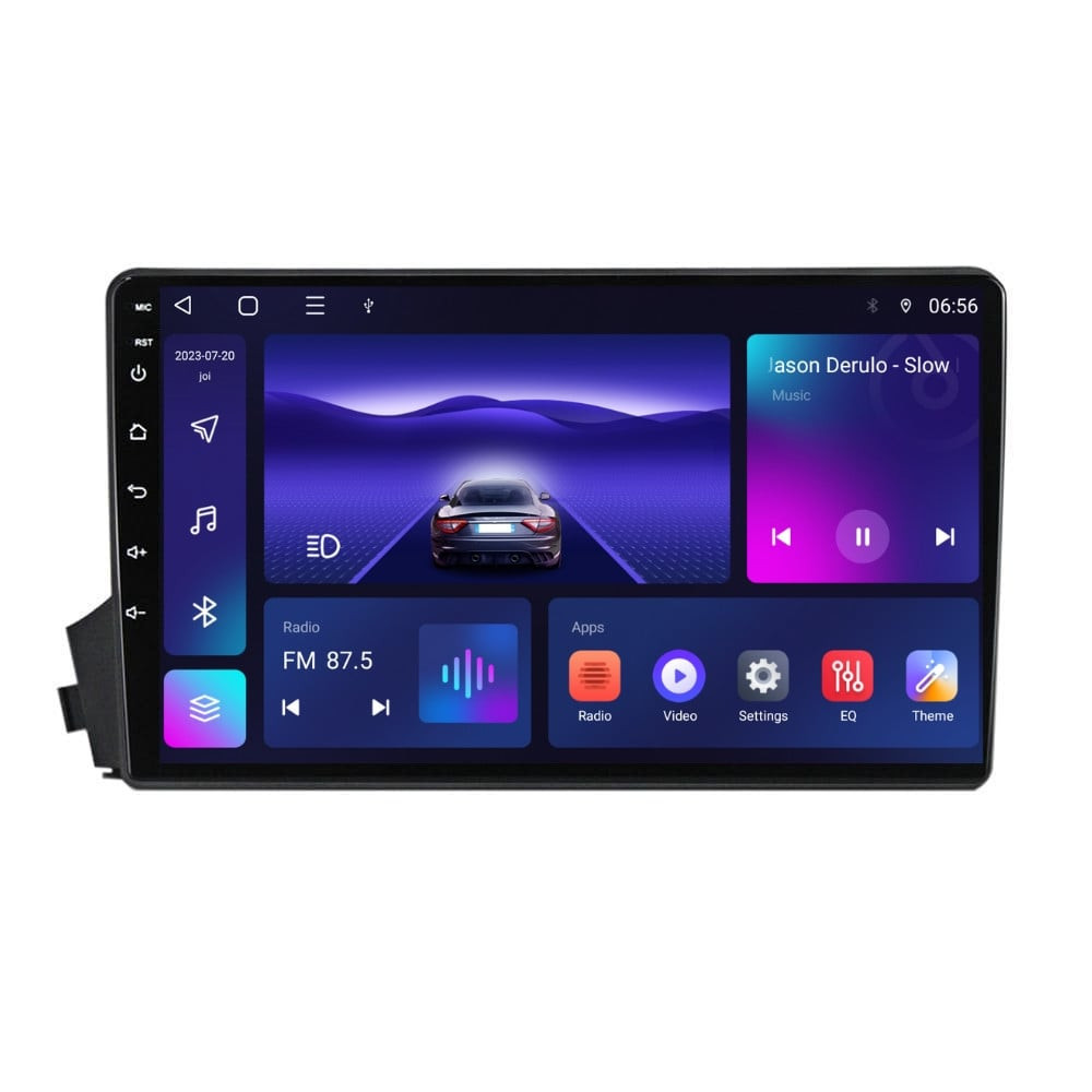 Navigatie dedicata cu Android Ssangyong Actyon 2005 - 2012, 3GB RAM, Radio GPS Dual Zone, Display HD QLED 9