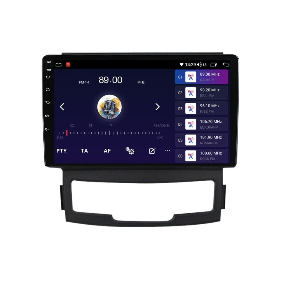 Navigatie dedicata cu Android Ssangyong Korando 2010 - 2013, 2GB RAM, Radio GPS Dual Zone, Display HD QLED 9
