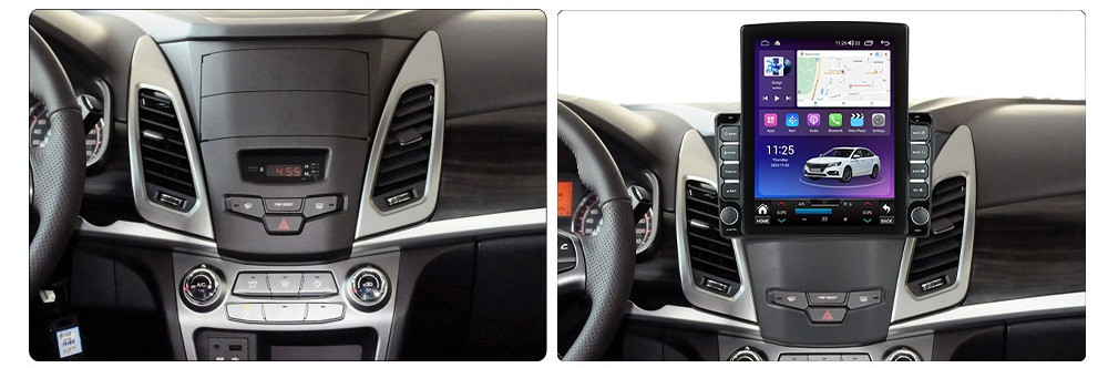 Navigatie dedicata cu Android Ssangyong Korando 2013 - 2019, 4GB RAM, Radio GPS Dual Zone, Touchscreen IPS 9.7