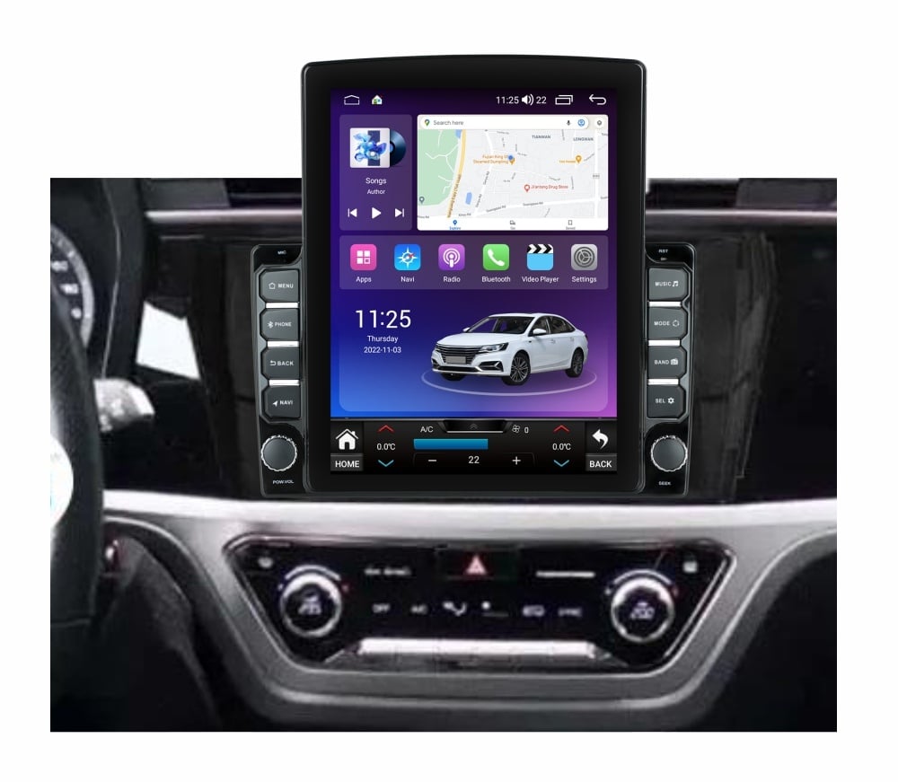 Navigatie dedicata cu Android Ssangyong Korando dupa 2019, 4GB RAM, Radio GPS Dual Zone, Touchscreen IPS 9.7