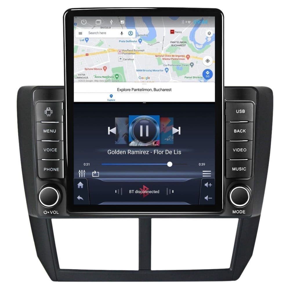 Navigatie dedicata cu Android Subaru Forester 2008 - 2013, 1GB RAM, Radio GPS Dual Zone, Touchscreen IPS 9.7