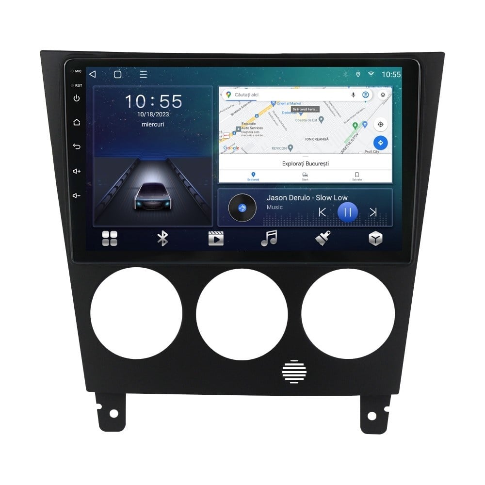 Navigatie dedicata cu Android Subaru Impreza / XV / WRX 2000 - 2007, 2GB RAM, Radio GPS Dual Zone, Display HD QLED 9