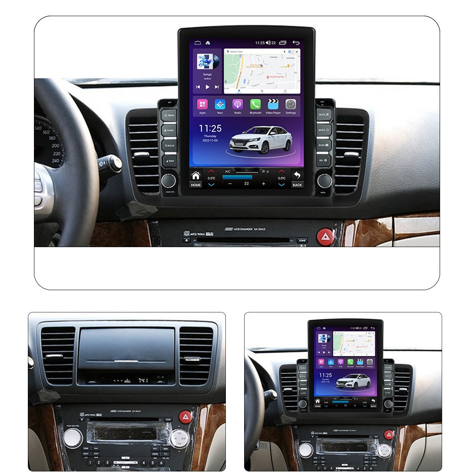 Navigatie dedicata cu Android Subaru Outback / Legacy 2003 - 2009, 8GB RAM, Radio GPS Dual Zone, Touchscreen IPS 9.7