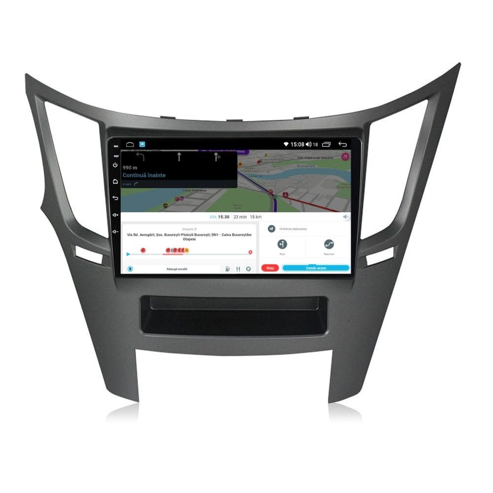 Navigatie dedicata cu Android Subaru Outback / Legacy 2009 - 2014, 2GB RAM, Radio GPS Dual Zone, Display HD QLED 9" Touchscreen, Internet Wi-Fi si slot SIM 4G, Bluetooth, MirrorLink, USB - Imagine 8