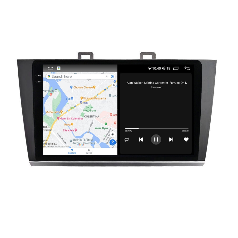 Navigatie dedicata cu Android Subaru Outback / Legacy 2014 - 2019, 4GB RAM, Radio GPS Dual Zone, Display 2K QLED 9.5