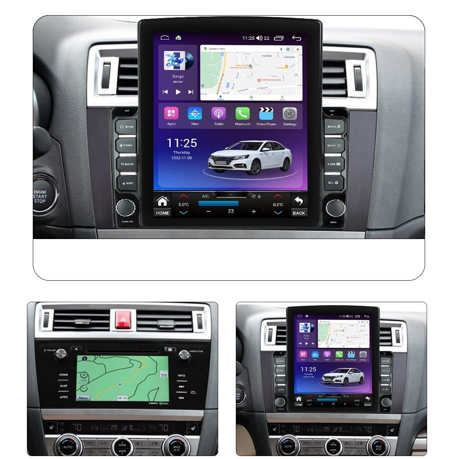 Navigatie dedicata cu Android Subaru Outback / Legacy 2014 - 2019, 4GB RAM, Radio GPS Dual Zone, Touchscreen IPS 9.7