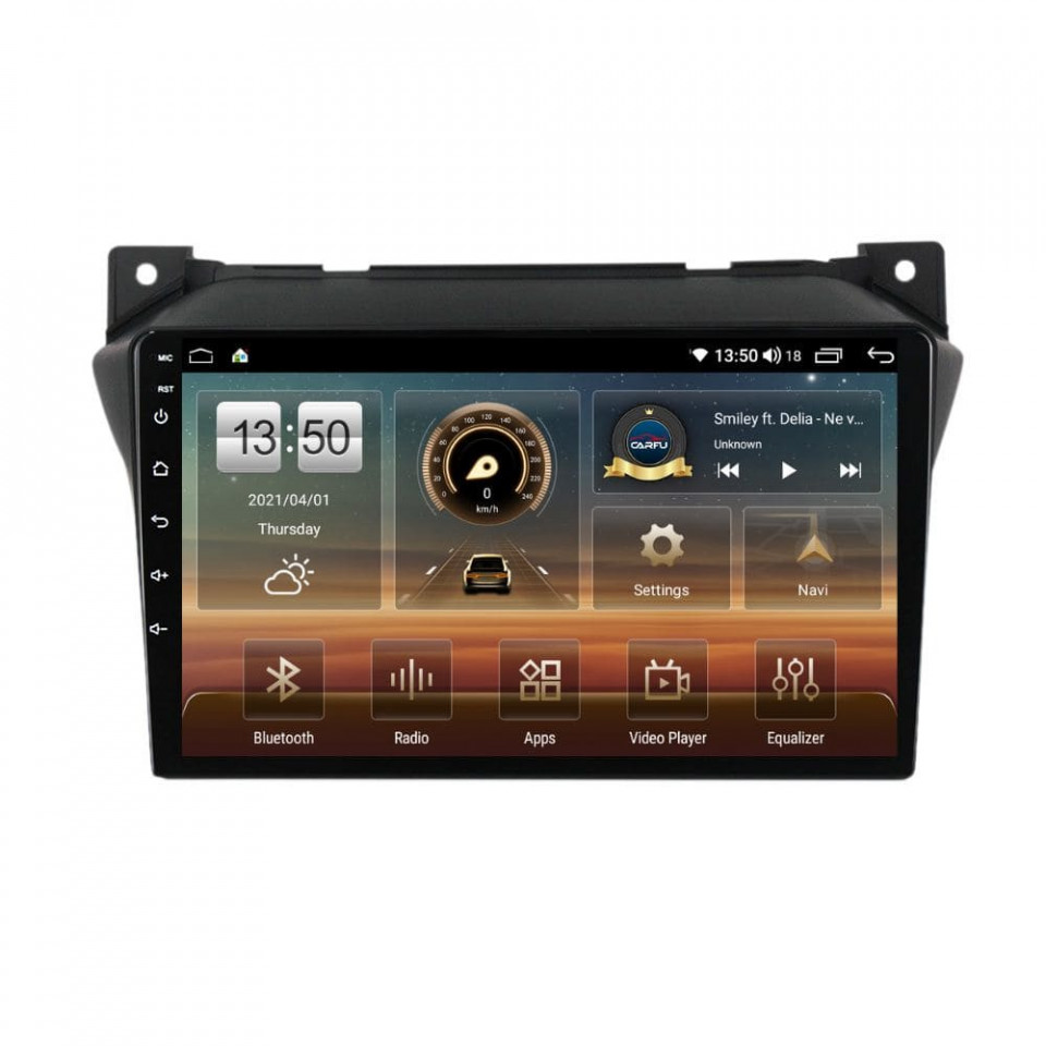 Navigatie dedicata cu Android Suzuki Alto VII 2009 - 2016, 4GB RAM, Radio GPS Dual Zone, Display HD QLED 9