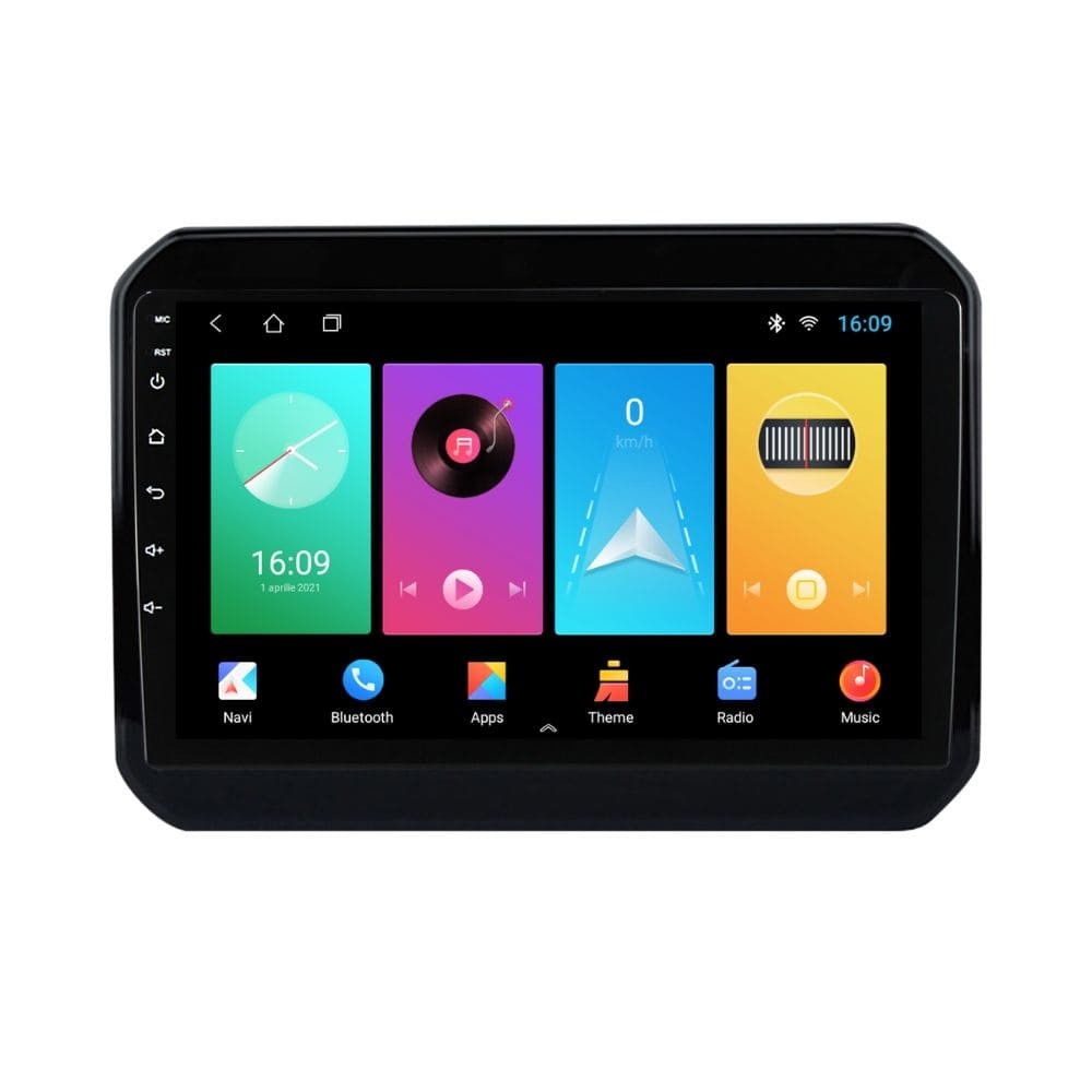Navigatie dedicata cu Android Suzuki Ignis III dupa 2016, 1GB RAM, Radio GPS Dual Zone, Display HD IPS 9