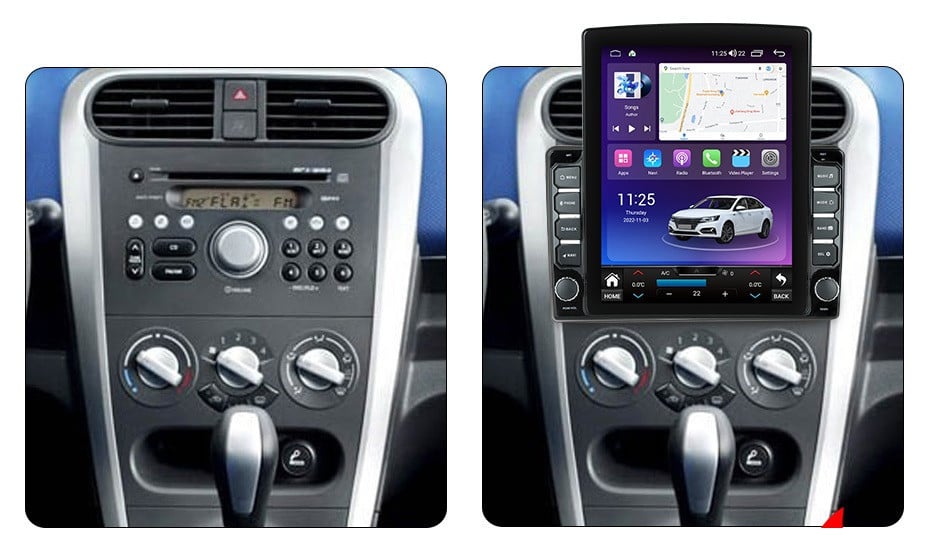 Navigatie dedicata cu Android Suzuki Splash 2008 - 2015, 4GB RAM, Radio GPS Dual Zone, Touchscreen IPS 9.7