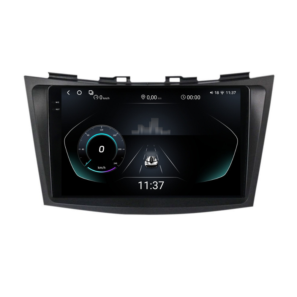 Navigatie dedicata cu Android Suzuki Swift IV 2010 - 2017, 12GB RAM, Radio GPS Dual Zone, Display 2K QLED 9.5