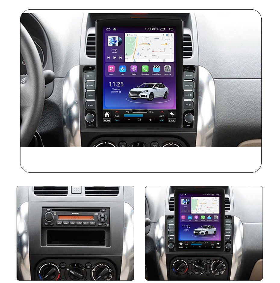 Navigatie dedicata cu Android Suzuki SX4 2006 - 2014, 4GB RAM, Radio GPS Dual Zone, Touchscreen IPS 9.7