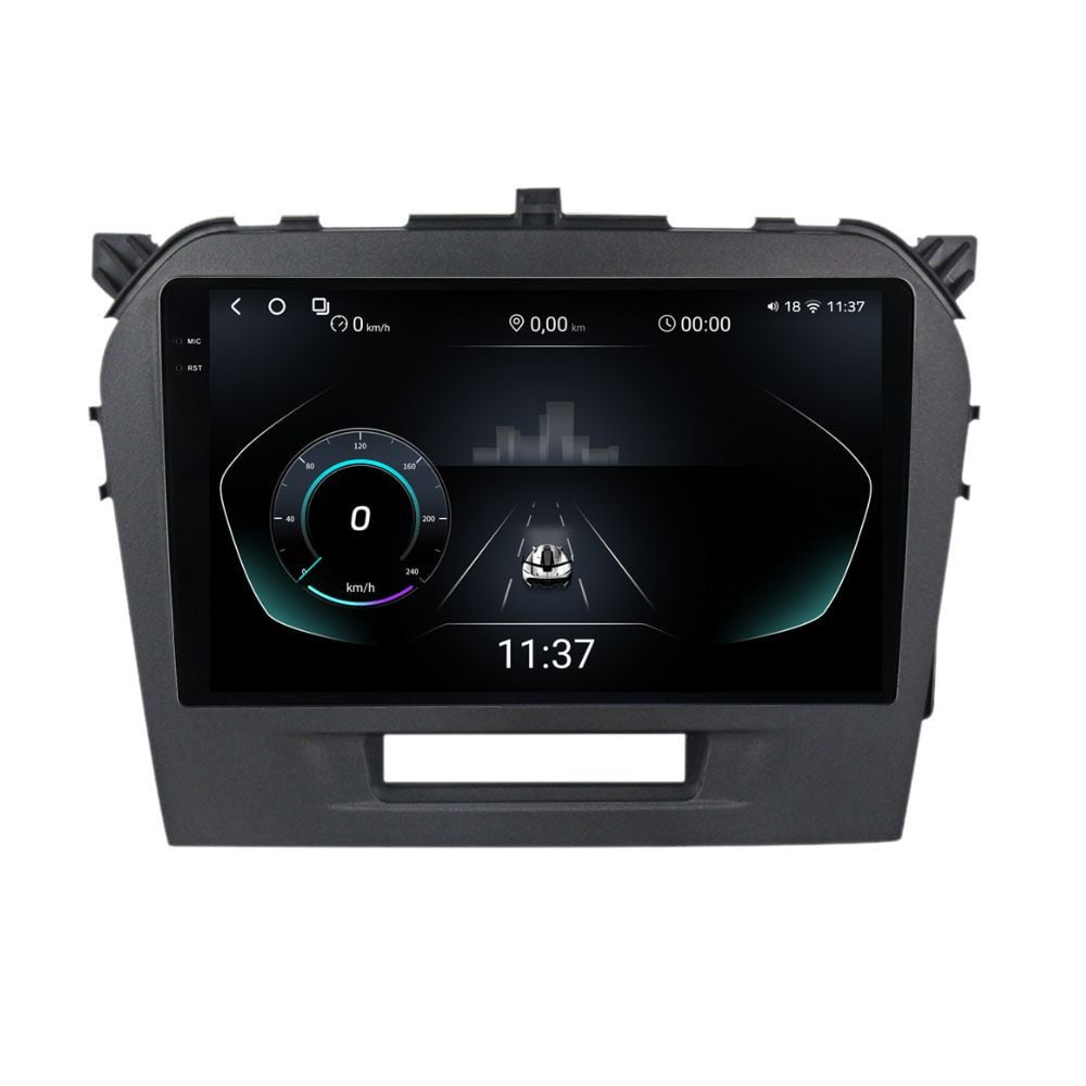 Navigatie dedicata cu Android Suzuki Vitara dupa 2015, 12GB RAM, Radio GPS Dual Zone, Display 2K QLED 9.5