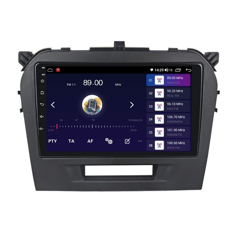 Navigatie dedicata cu Android Suzuki Vitara dupa 2015, 2GB RAM, Radio GPS Dual Zone, Display HD QLED 9" Touchscreen, Internet Wi-Fi si slot SIM 4G, Bluetooth, MirrorLink, USB - Imagine 4