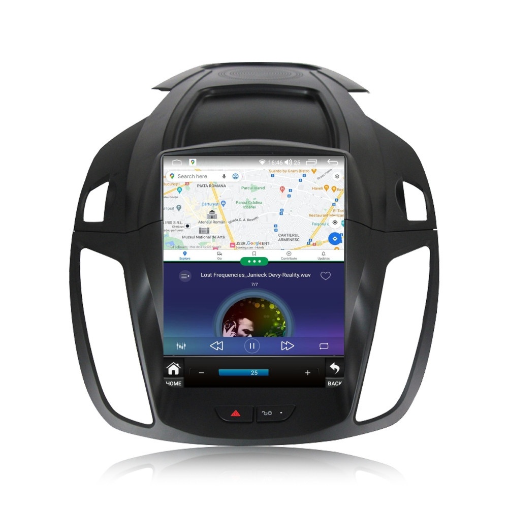 Navigatie dedicata cu Android tip tesla Ford C-Max II / Grand C-Max 2010 - 2019, 8GB RAM, Radio GPS Dual Zone, Touchscreen IPS 9.7