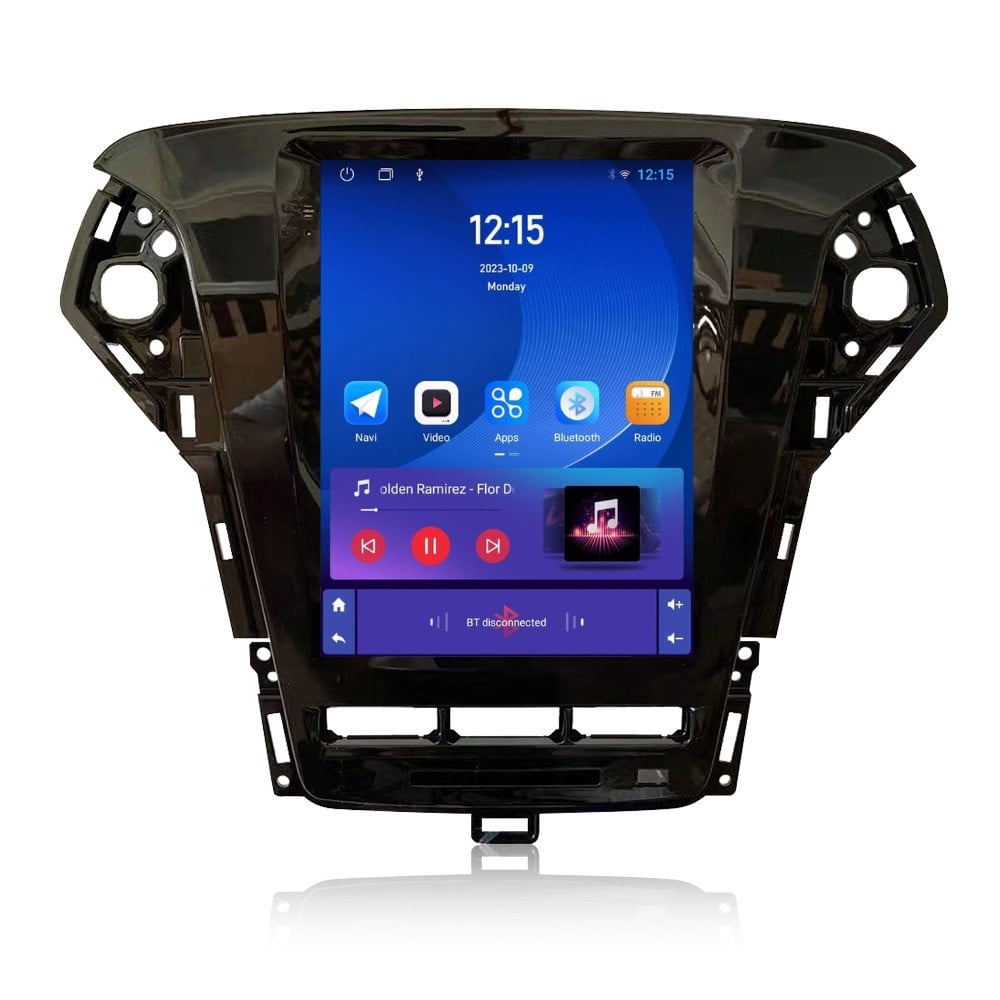 Navigatie dedicata cu Android tip tesla Ford Mondeo IV 2011 - 2014, 1GB RAM, Radio GPS Dual Zone, Touchscreen IPS 9.7