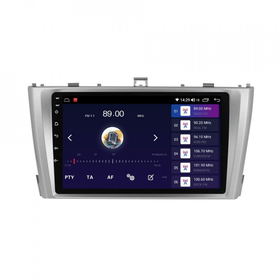 Navigatie dedicata cu Android Toyota Avensis 2009 - 2015, 8GB RAM, Radio GPS Dual Zone, Display HD QLED 9