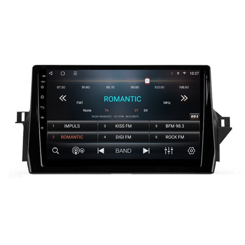 Navigatie dedicata cu Android Toyota Camry dupa 2021, 3GB RAM, Radio GPS Dual Zone, Display HD QLED 10