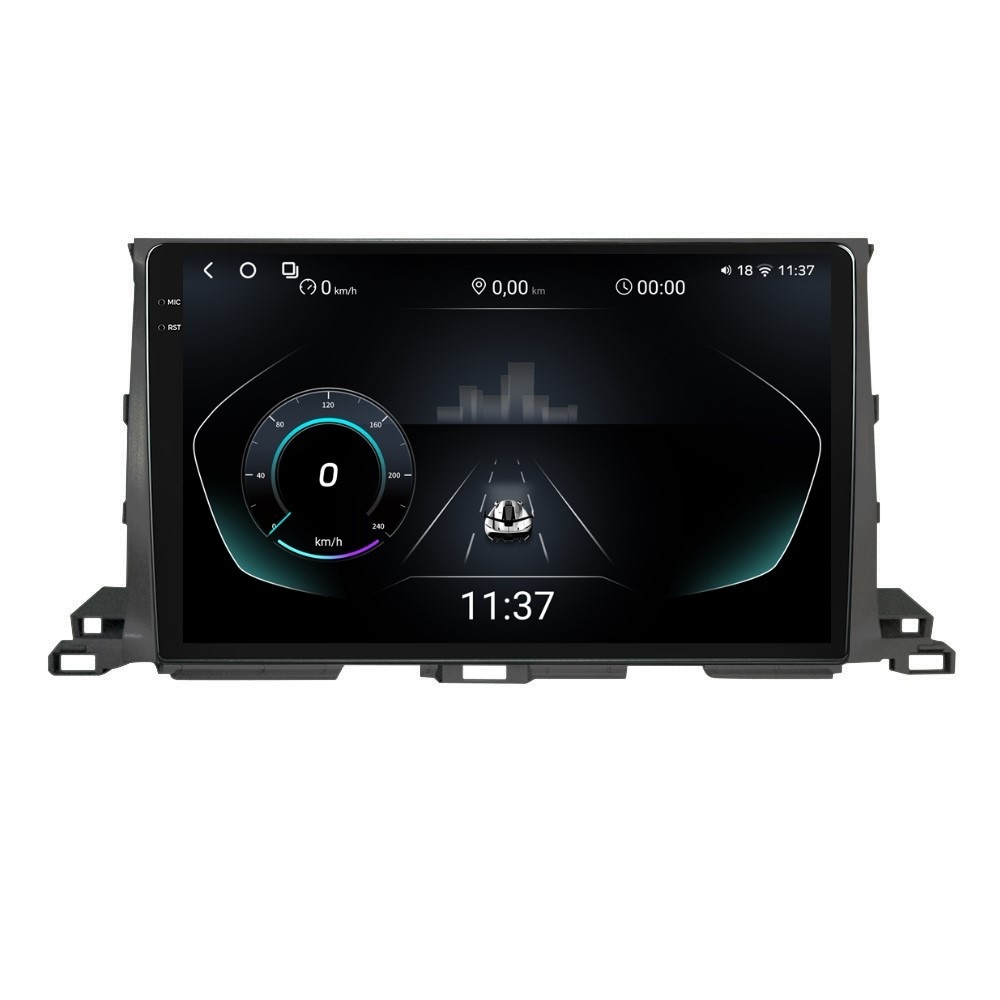 Navigatie dedicata cu Android Toyota Highlander 2013 - 2021, 12GB RAM, Radio GPS Dual Zone, Display 2K QLED 10.36