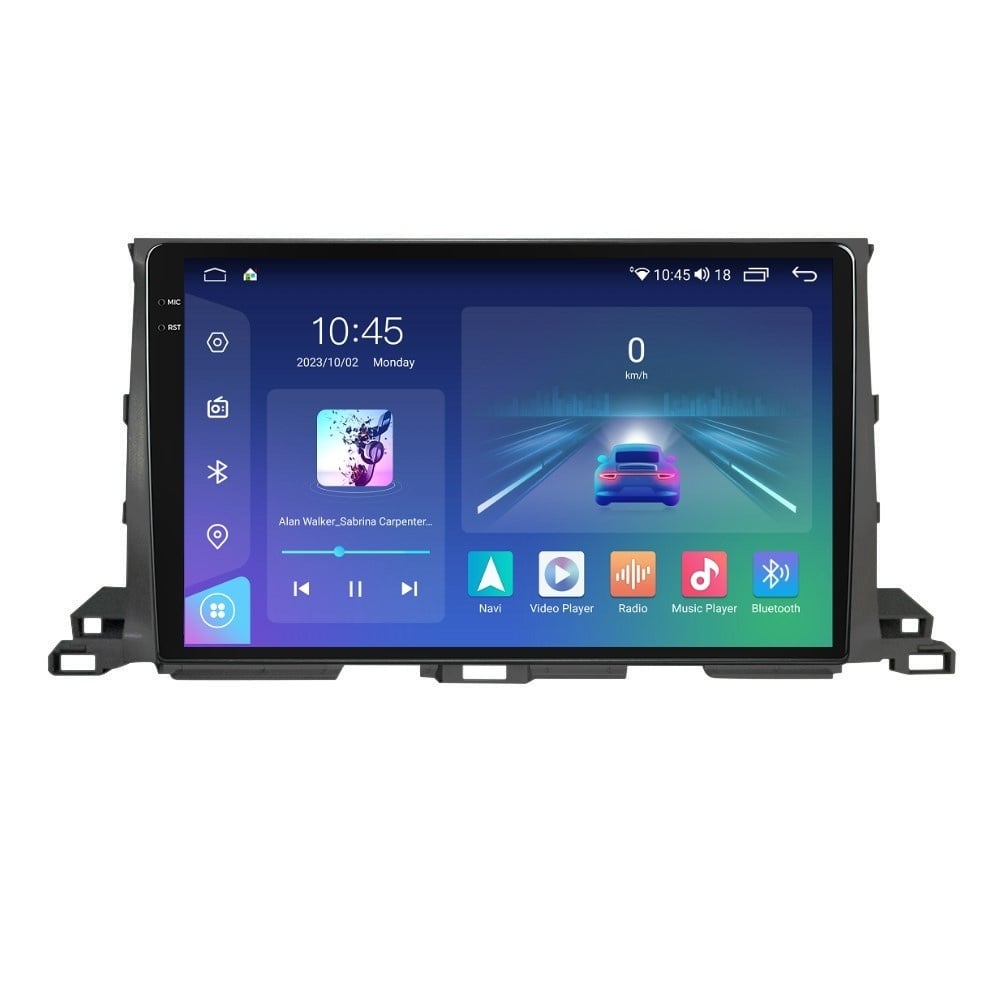 Navigatie dedicata cu Android Toyota Highlander 2013 - 2021, 4GB RAM, Radio GPS Dual Zone, Display 2K QLED 10.36