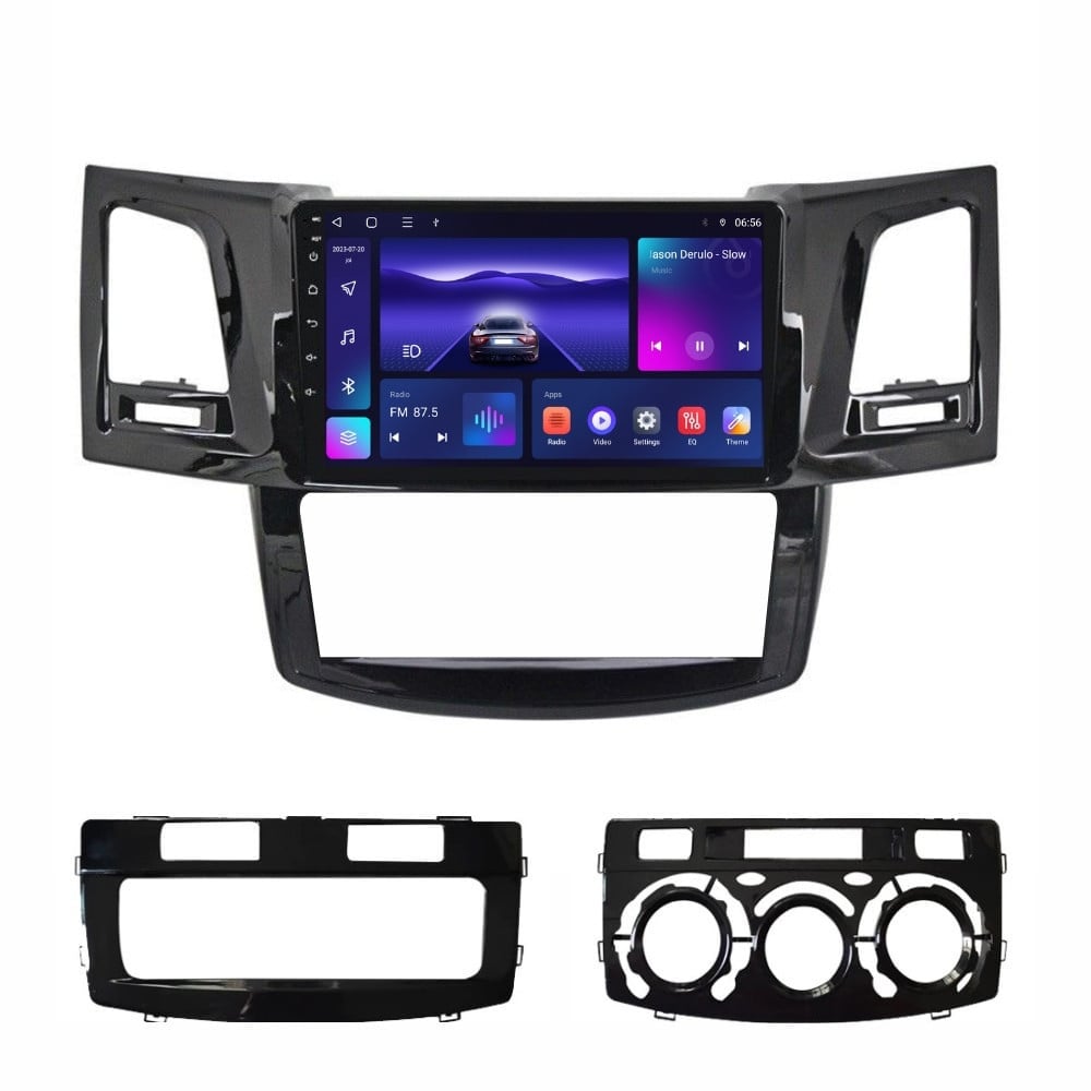 Navigatie dedicata cu Android Toyota Hilux VII 2004 - 2015, 3GB RAM, Radio GPS Dual Zone, Display HD QLED 9