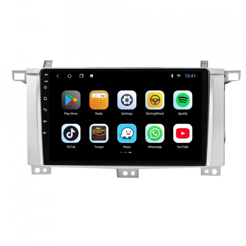 Navigatie dedicata cu Android Toyota Land Cruiser J100 2002 - 2008, 1GB RAM, Radio GPS Dual Zone, Display HD IPS 9