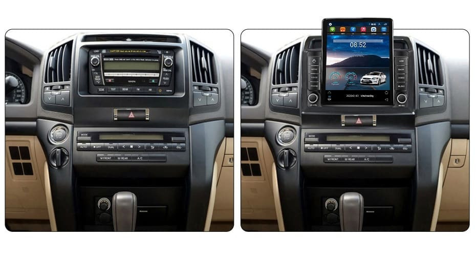 Navigatie dedicata cu Android Toyota Land Cruiser J200 2008 - 2015, 1GB RAM, Radio GPS Dual Zone, Touchscreen IPS 9.7