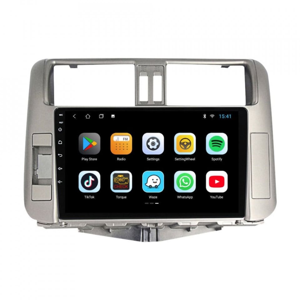 Navigatie dedicata cu Android Toyota Land Cruiser Prado J150 2009 - 2013, 2GB RAM, Radio GPS Dual Zone, Display HD IPS 9