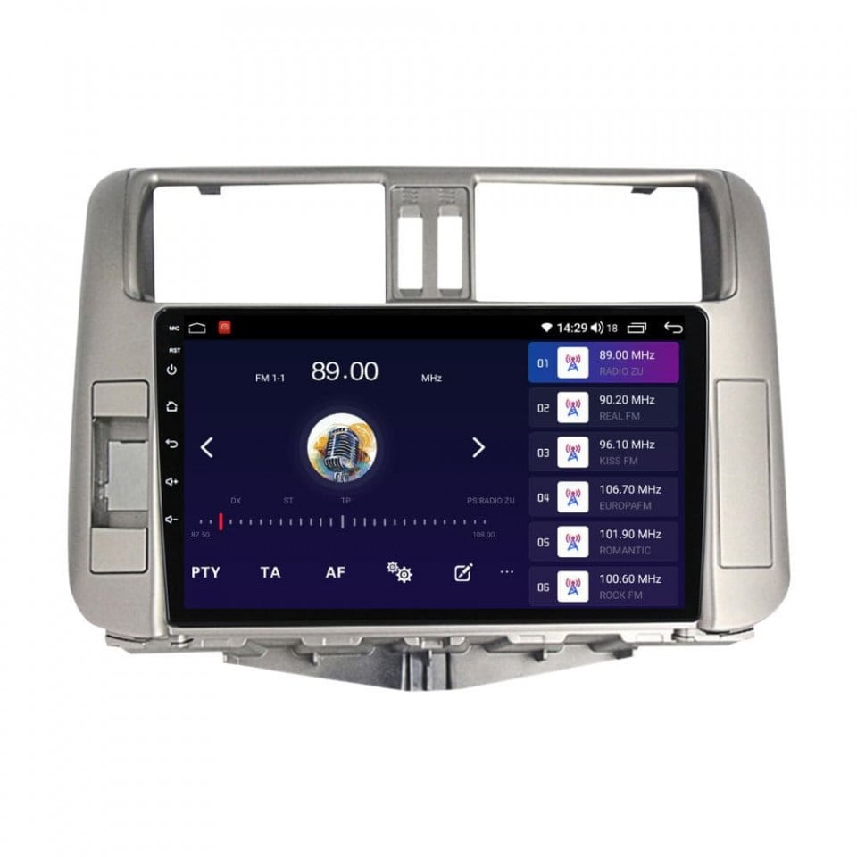 Navigatie dedicata cu Android Toyota Land Cruiser Prado J150 2009 - 2013, 8GB RAM, Radio GPS Dual Zone, Display HD QLED 9