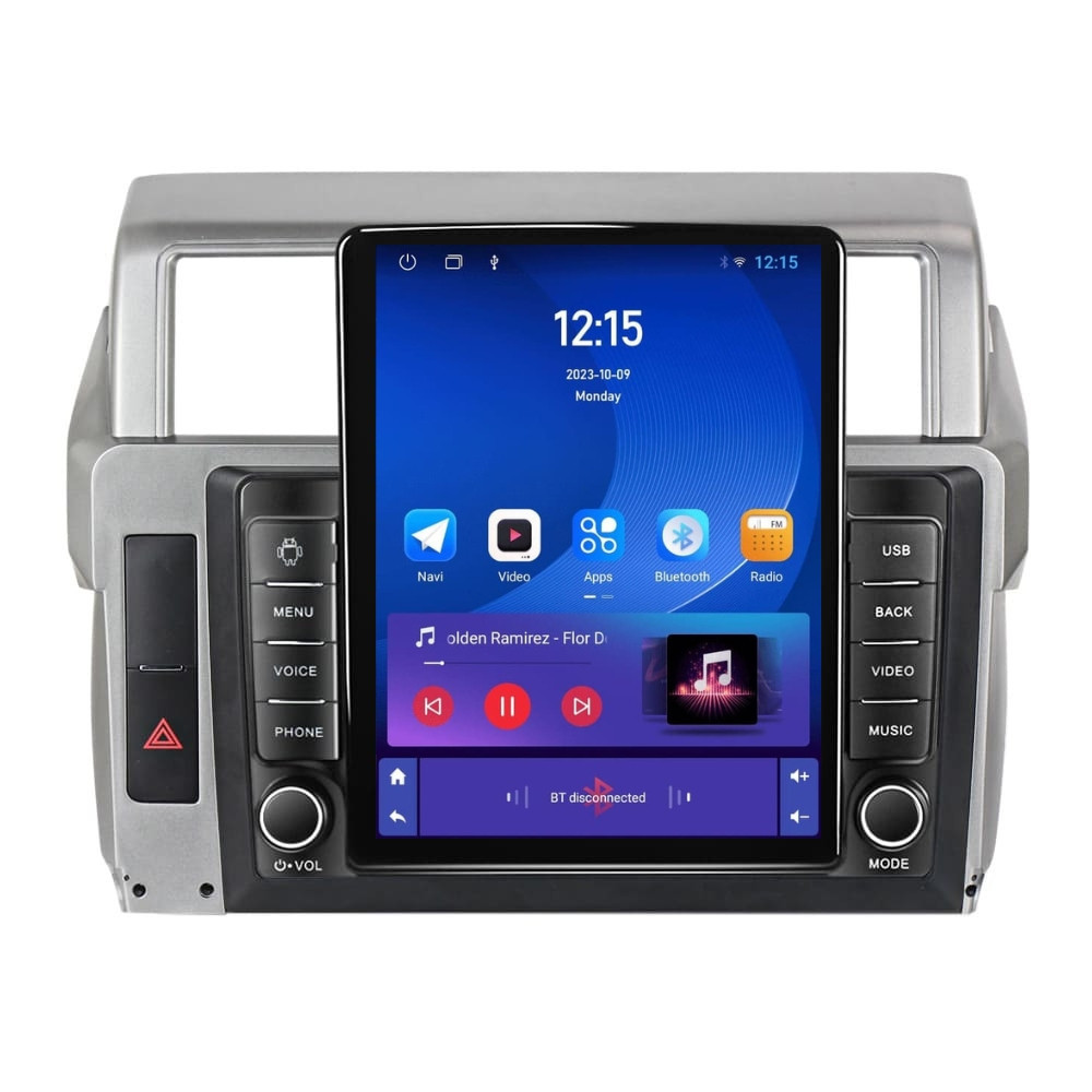 Navigatie dedicata cu Android Toyota Land Cruiser Prado J150 2013 - 2017, 1GB RAM, Radio GPS Dual Zone, Touchscreen IPS 9.7