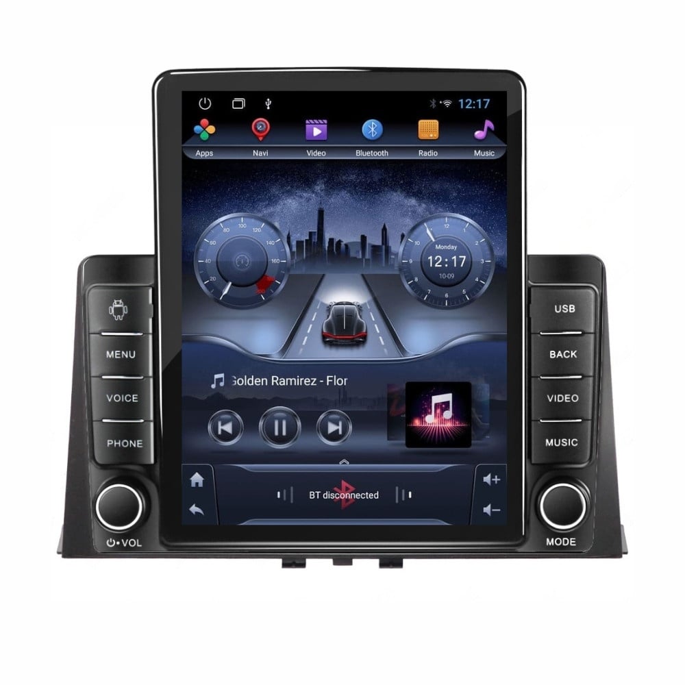 Navigatie dedicata cu Android Toyota Proace City dupa 2019, 2GB RAM, Radio GPS Dual Zone, Touchscreen IPS 9.7