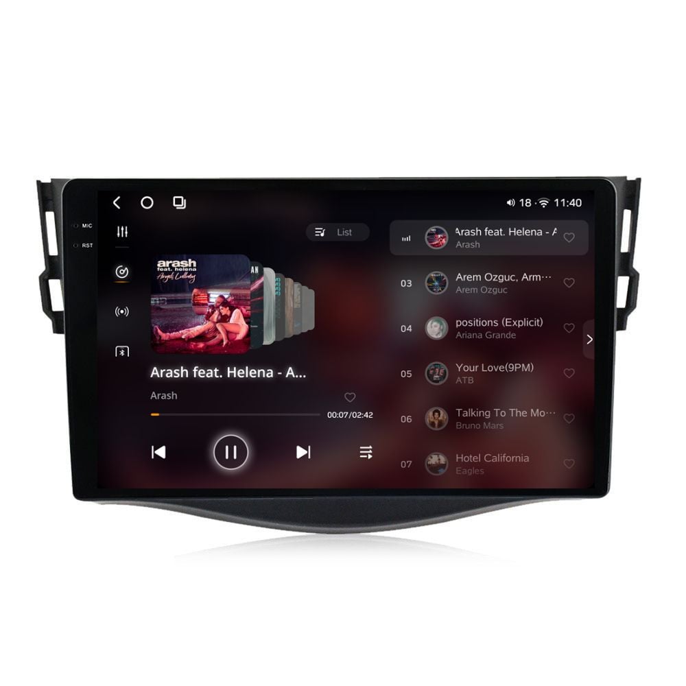 Navigatie dedicata cu Android Toyota Rav4 III 2005 - 2013, 12GB RAM, Radio GPS Dual Zone, Display 2K QLED 9.5