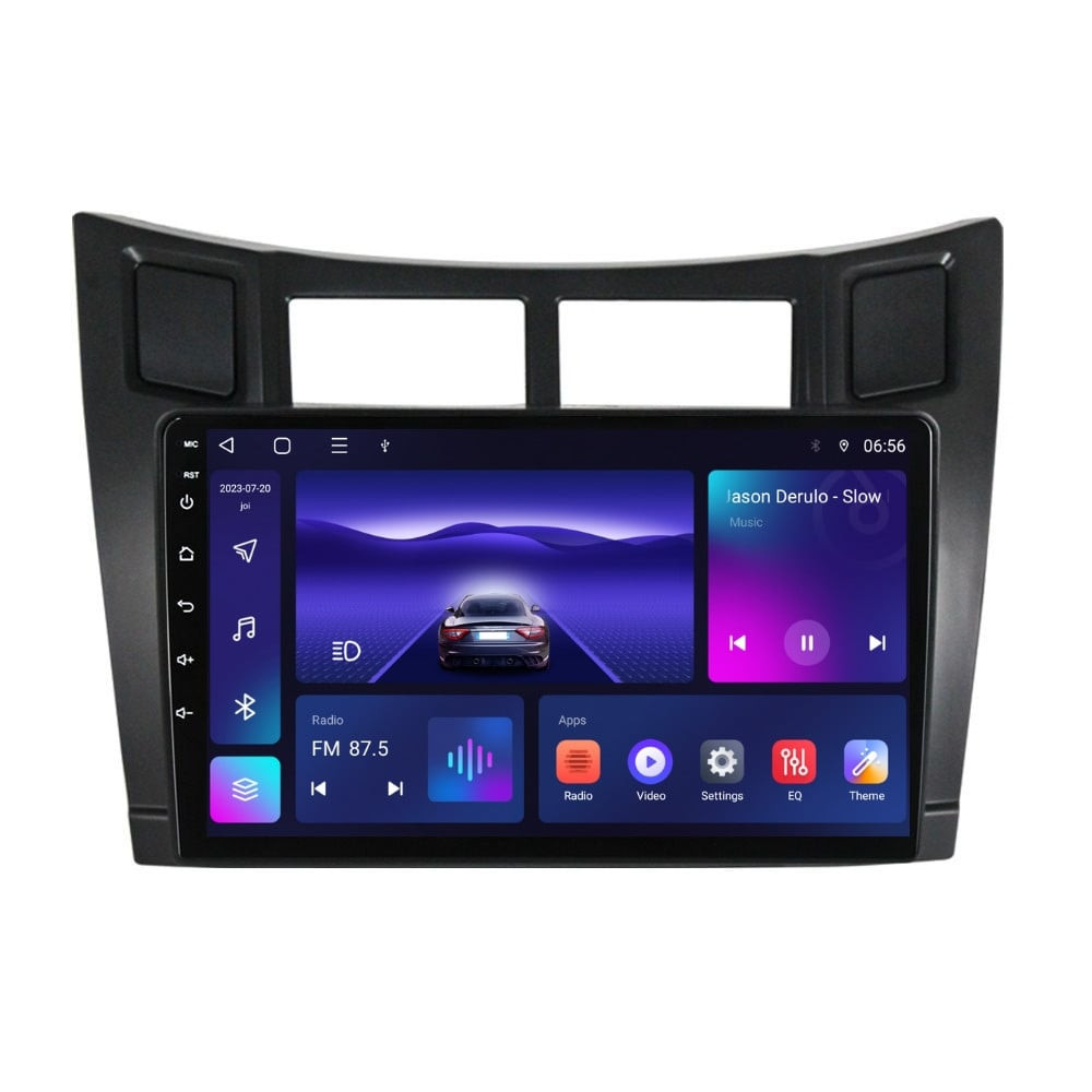 Navigatie dedicata cu Android Toyota Yaris 2006 - 2011, 3GB RAM, Radio GPS Dual Zone, Display HD QLED 9