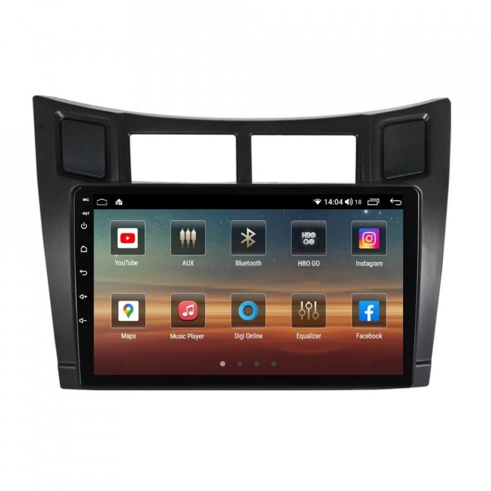 Navigatie dedicata cu Android Toyota Yaris 2006 - 2011, 6GB RAM, Radio GPS Dual Zone, Display HD QLED 9