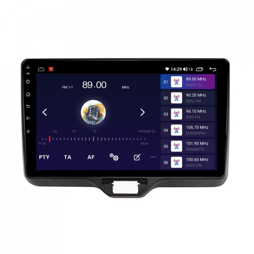 Navigatie dedicata cu Android Toyota Yaris P21 dupa 2020, 6GB RAM, Radio GPS Dual Zone, Display HD QLED 10