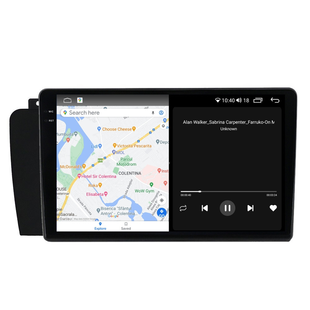 Navigatie dedicata cu Android Volvo S60 I 2004 - 2010, 8GB RAM, Radio GPS Dual Zone, Display 2K QLED 9.5