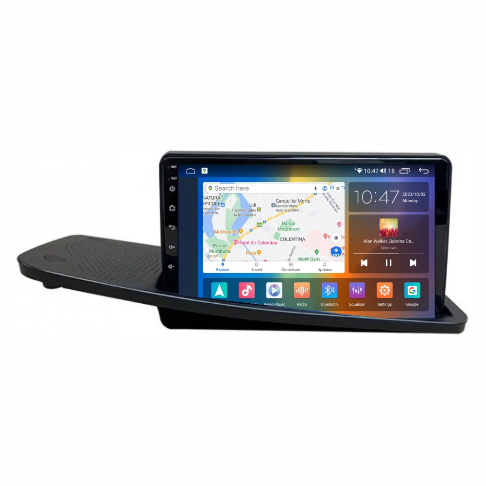 Navigatie dedicata cu Android Volvo S80 II 2006 - 2012 cu navigatie originala, 8GB RAM, Radio GPS Dual Zone, Display 2K QLED 9.5