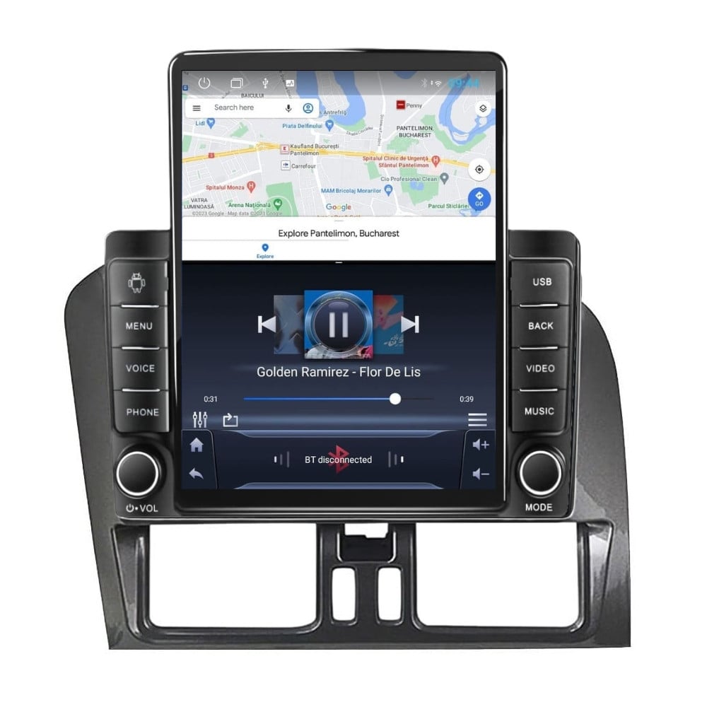 Navigatie dedicata cu Android Volvo XC60 I 2008 - 2013, 1GB RAM, Radio GPS Dual Zone, Touchscreen IPS 9.7